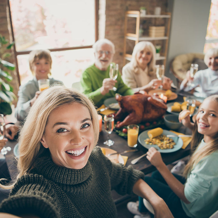 Thanksgiving= Time with Family and Friends