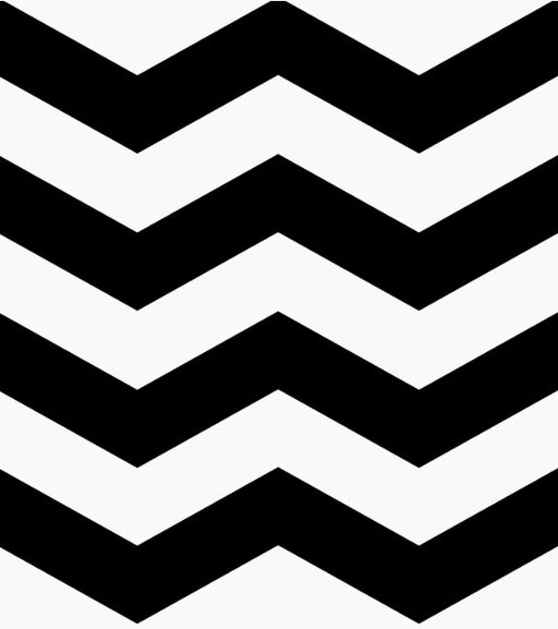 Black and White Chevron Tablecloth